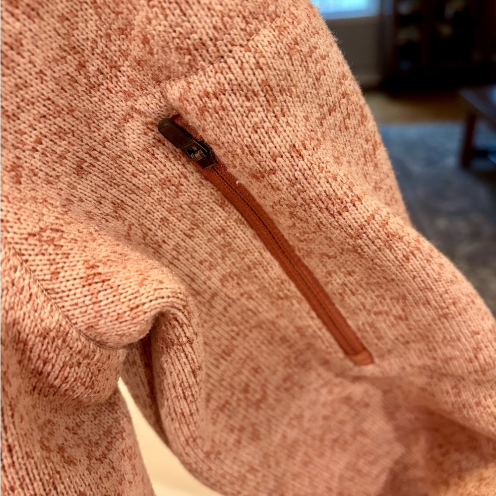 Women’s L.L. Bean Sweater Fleece Full Zip Jacket, Size Small - Picture 4 of 6